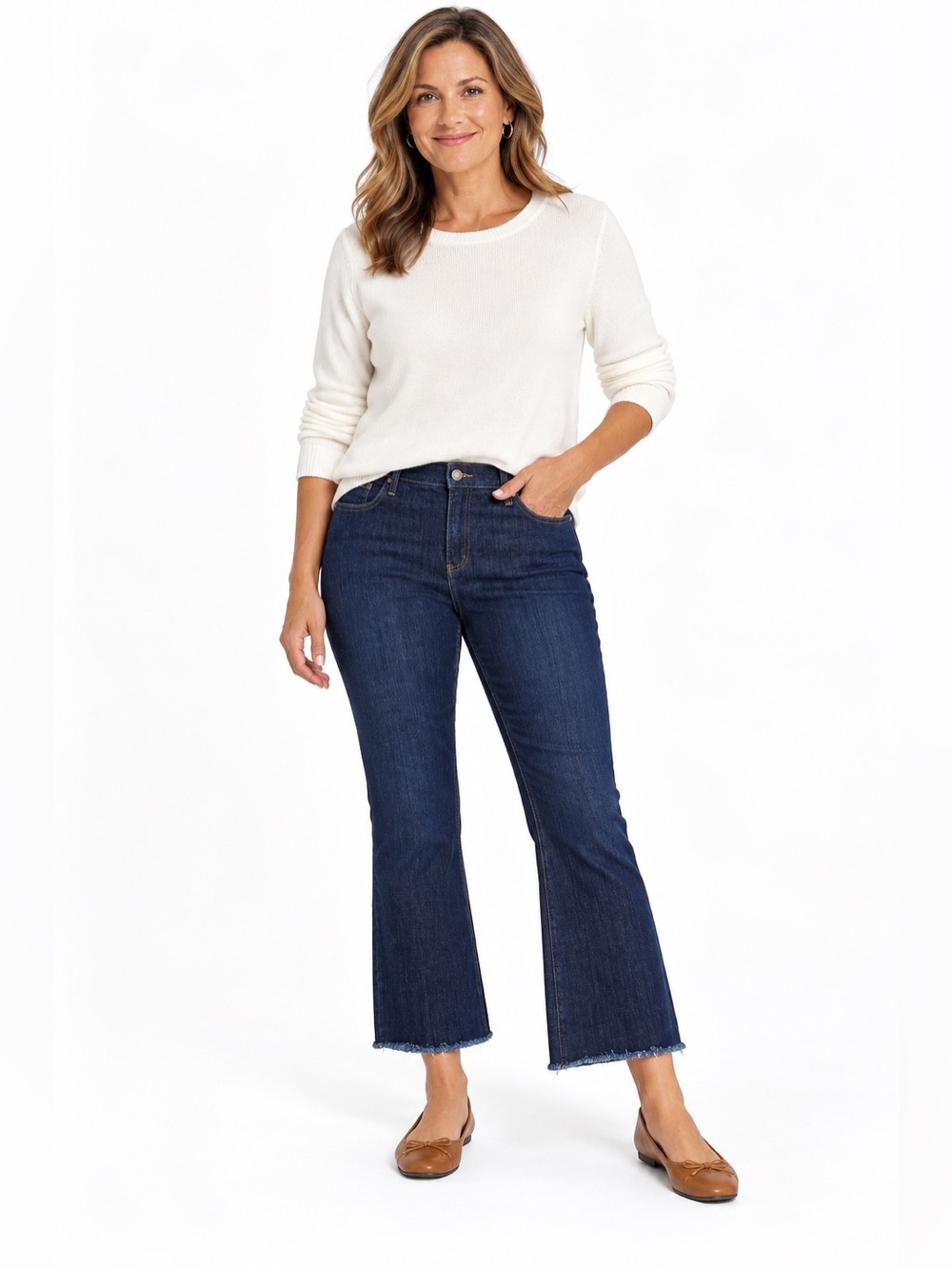 Chicos So Slimming jeans Kick Flare size 14 Chicos 2.5